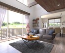 住宅の内観パース図面を作成いたします 内装でお困りの方へ！ご提案も可能です！ イメージ2