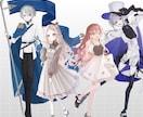 TRPG・配信用｜魅力的な立ち絵制作します TRPG・配信などで使用できる立ち絵を丁寧に制作いたします！ イメージ3