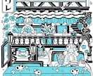 イラスト描きます 旅行の思い出、プレゼント、グッズやPRに イメージ3