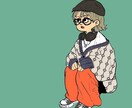 イラストアイコン描きます 古着ファッション可愛いイラスト描きます！ イメージ6