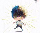 ミニキャライラスト作成します 色彩にこだわった唯一無二のイラスト イメージ3