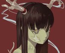 即日納品可！イラスト制作します 可愛くってちょっぴりダークな絵柄でお届けします イメージ9