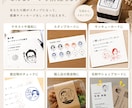 あなたの似顔絵をオリジナルスタンプにします プレゼントやショップカードにもおすすめ！ イメージ2
