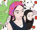 個性的でハッと目につく、そんなイラストを制作します お安く！デザイン性のある！ポップなイラストをご提供致します イメージ9