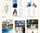 世界にひとつだけ。洗練されたデザインでつくれます 【Canva対応】理想のプロフィールブックを作るテンプレート イメージ5