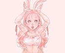 魅力的な女の子のイラスト／アイコン描きます 修正何度でも無料！お客様の好みに合わせます。 イメージ2