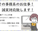 あなた専属の事務員★入力業務・テキスト化をします 単発以外のご依頼もOK。誠実な対応を目指します！ イメージ1