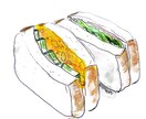 ポップでたのしい！食にまつわるイラストを描きます メニュー表やレシピ、食にまつわるイラストを手書きで描きます。 イメージ3