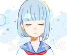 ほんわかするかわいい女の子のイラスト描きます 可愛い女の子のオリジナルSNSアイコンやイラストが欲しい方に イメージ2