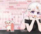 ポップ＆キュート！あなたのためのイラスト描きます 1枚絵・立ち絵・ミニキャラ・サムネイルも描きます◎ イメージ3