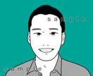 シンプル似顔絵風のイラストを作成します ■ふんわり・さわやか系～SNSアイコンなどに♪ イメージ8