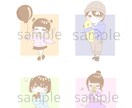 ゆるふわパステルカラーのSNSアイコン描きます アイコンなどに使える、ゆるふわイラストです！似顔絵も◎ イメージ3