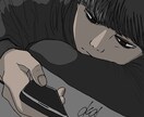 シンプルでかっこいい一枚絵描きます サムネやMVの一枚絵などに！！！ イメージ2