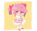 SNSアイコン・イラスト描きます クレヨン風タッチでかわいい雰囲気。オリキャラ・似顔絵も！ イメージ3