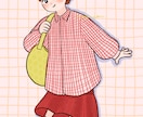 ゆるっと優しいイラスト描きます シンプル〜柄等の描き込みまで丁寧に仕上げます◎ イメージ3