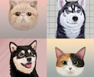 猫と犬の似顔絵を可愛くリアルに描きます ●写真をもとに、しっかりタッチで似せて描きます。 イメージ2
