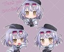 ほっぺむにむにのかわいいミニキャラお描きします アイコン、グッズ、配信活動などの使用に！ イメージ4