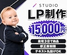 STUDIOで【低価格×最短3日】でLP制作します 【3名様限定価格】修正し放題。納得できるまで対応いたします。 イメージ1