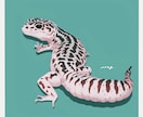 全生物歓迎★シンプル背景のペットのイラスト描きます 魚類・爬虫類・両生類・哺乳類・昆虫… なんでも歓迎です✨️ イメージ1