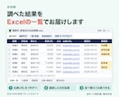 公開情報を調べ比較表とリストにします 出典URL・確認日・選定条件を付けて50件まで整理 イメージ2