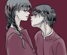 一枚絵を描きます ご希望の人物、小物、雰囲気や構図描きます（同性愛描写ok） イメージ2
