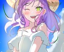 アニメ塗りのイラストを描かせていただきます 女性を描くのが得意なので女性キャラ限定で出品してます。 イメージ1
