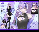 艶感あるイラストを制作いたします ニーズに合わせた儚いからダークなテイスト イメージ4