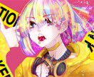 最高にイカスSNS向けアイコン作成承ります 鮮やかな色彩を使った目を引くアイコンで他と差を付けましょう！ イメージ3