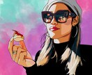 お洒落でPOPな似顔絵描きます SNSアイコンやプレゼントに最適♪ウェルカムボードにも♪ イメージ3