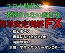 簡単安心安定FX教えます コロナ時代新たな働き方収入にFXを！専業トレーダーが教えます イメージ1