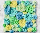 アクリル絵の具でお花を作ります 立体感のあるテクスチャーアート イメージ7
