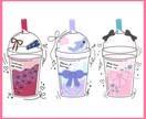 あなたの概念ドリンク描きます まるでコラボカフェ気分！あなたを概念ドリンク化します◎ イメージ3