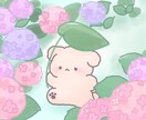 ふわふわかわいい動物描きます オリジナルはもちろん、ペットやぬいぐるみをかわいいイラストに イメージ3