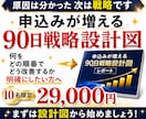 高単価商品が自然と売れる『90日戦略』を設計します 何をどの順番でどう改善すれば申込が増えるのか戦略設計図を作成 イメージ10