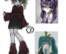 コテシートや立ち絵など色々な物に使用出来ます 貴方にとって大切なイラストを！ イメージ3