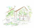 手描き！お店の外観を風景画イラスト制作いたします 風景画イラストはDM、チラシ、ブログ等色々使い道ありますよ！ イメージ1
