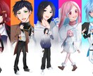 TRPGやゲーム等で使える立ち絵を描きます 可愛い女の子からかっこいい男の子まで幅広く描きます イメージ2