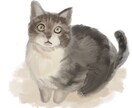 ペットの写真をそのままイラストにします あなたのうちの子をふわっと油絵風の可愛いイラストに！ イメージ4