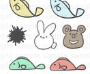 非常にゆるい生き物描きます ゆるもちとした雰囲気の生き物を描きます イメージ1