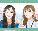 ほどよくアニメ調にした似顔絵イラスト制作を承ります アイコン、プレゼント、サムネイルなど幅広くお使いいただけます イメージ1