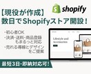 現役が作成！数日でShopifyストア開設します 現役EC運営者が、Shopifyストアをスピーディーに構築！ イメージ2