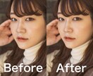被写体の肌を綺麗に、美しくします SNS用、モデルなど人物写真であればなんでも イメージ2