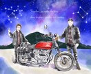水彩画風✨心温まる優しい似顔絵をお描きします 結婚記念日、誕生日、還暦祝い、ウェルカムボード、プレゼント等 イメージ6