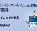 リード獲得できるホワイトペーパー作成　実績あります はじめての方でも安心  リード獲得過去実績あり イメージ1