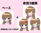ブログの吹き出しに！アイコンいろんな表情あります かわいい男の子、女の子！リクエストどうぞ！ イメージ1