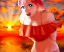 女の子のイラスト制作します サムネイルやSNSで使用できるイラストを制作します！ イメージ4