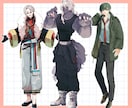 TRPG・ゲーム・配信用の立ち絵を制作します 一緒にキャラにピッタリな表情を考えましょう♪ イメージ3