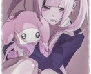 かわいい女の子描きます SNSアイコン、ヘッダー、歌ってみたサムネイルなど イメージ2