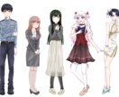 イラスト、キャラデザ、承ります お好きなキャラクターを作成できます。 イメージ1