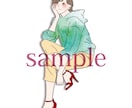 オシャレで可愛い女の子イラストを描きます お洒落なイラストで彩りをプラスしませんか。 イメージ8